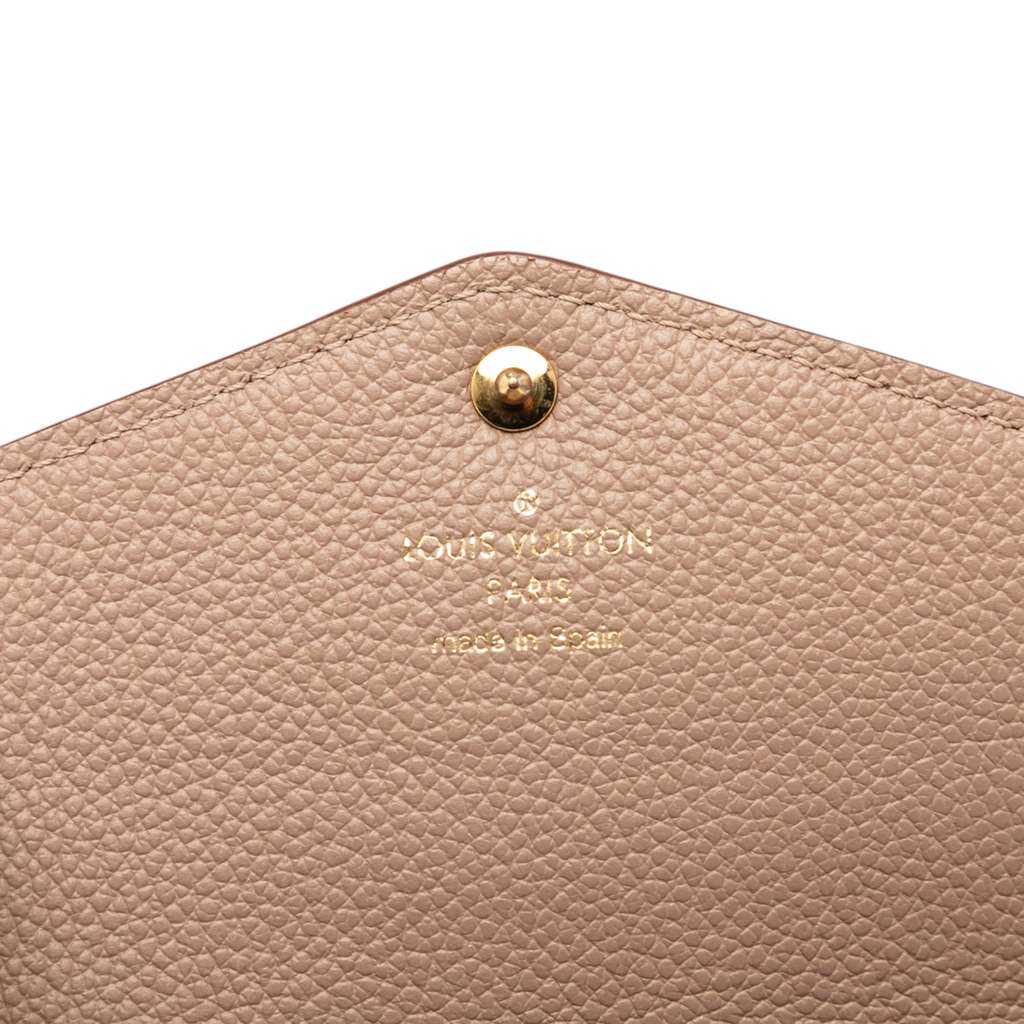 Louis Vuitton Monogram Empreinte Sarah Wallet - Side view
