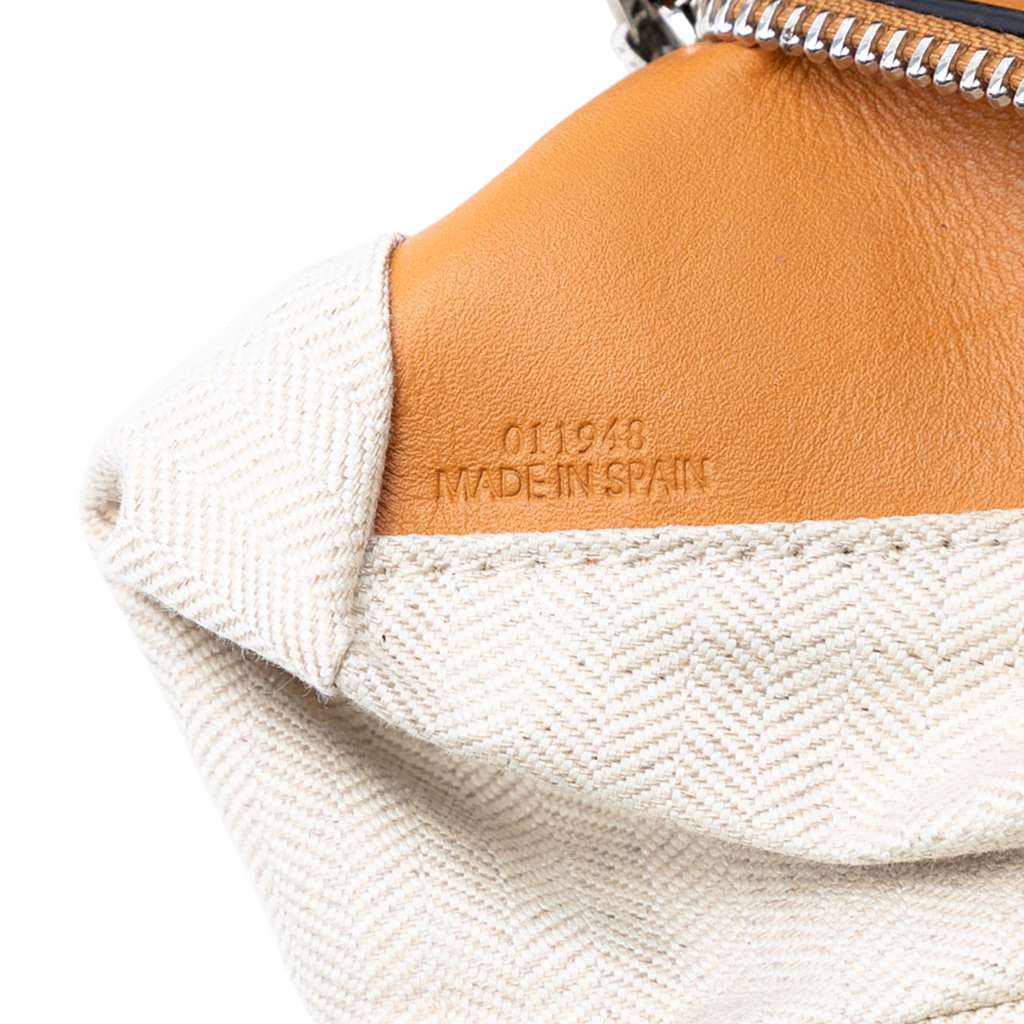 Loewe Small Woven Calfskin Puzzle Satchel - Detail 1