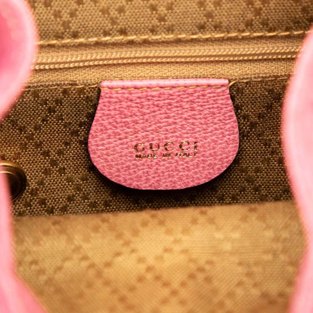 Gucci Suede Bamboo Backpack - Detail 1