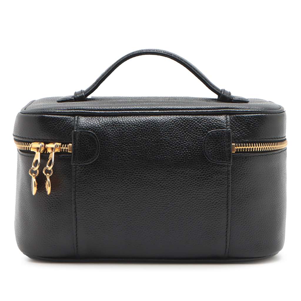 Chanel CC Caviar Vanity Case - Back view