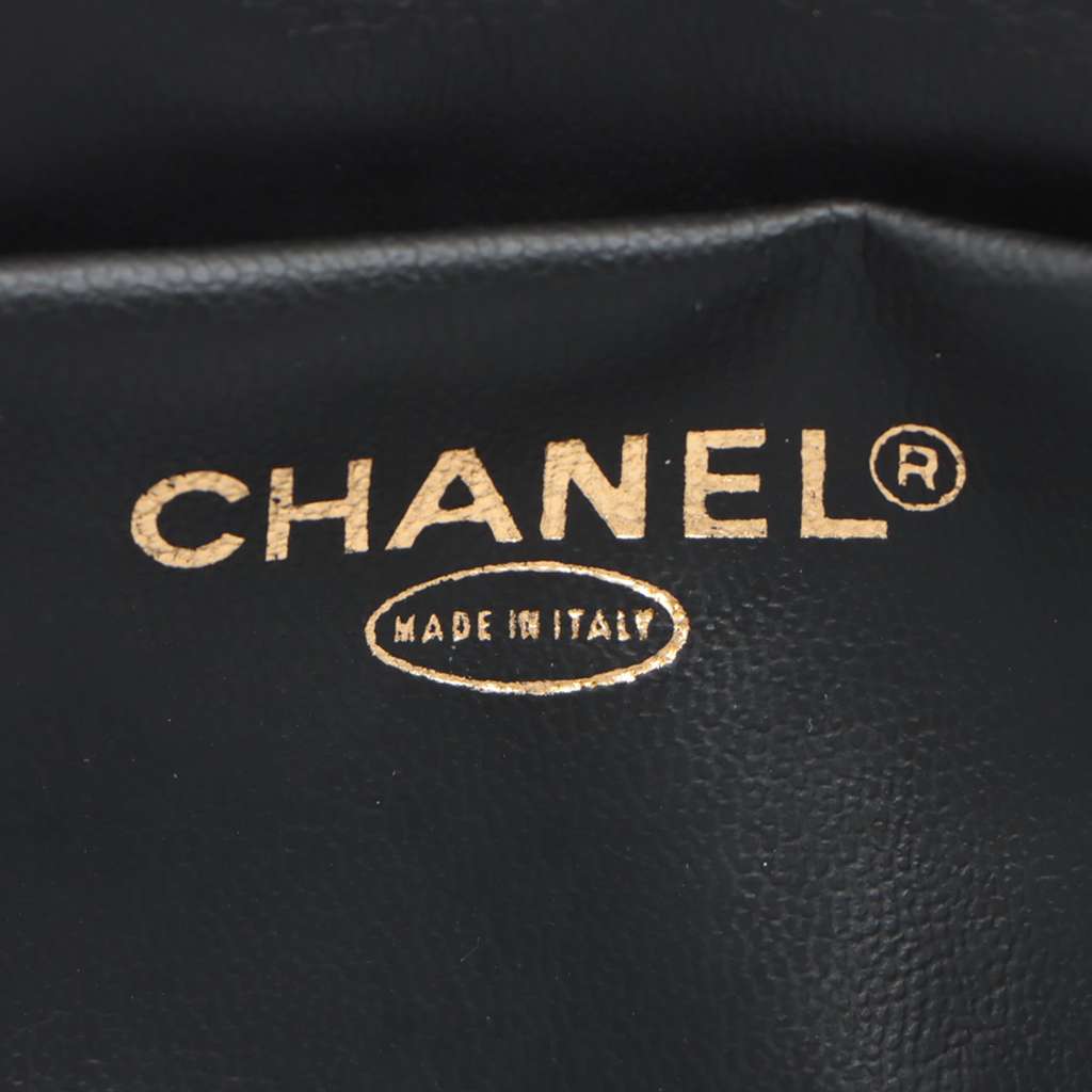 Chanel CC Caviar Vanity Case - Side view