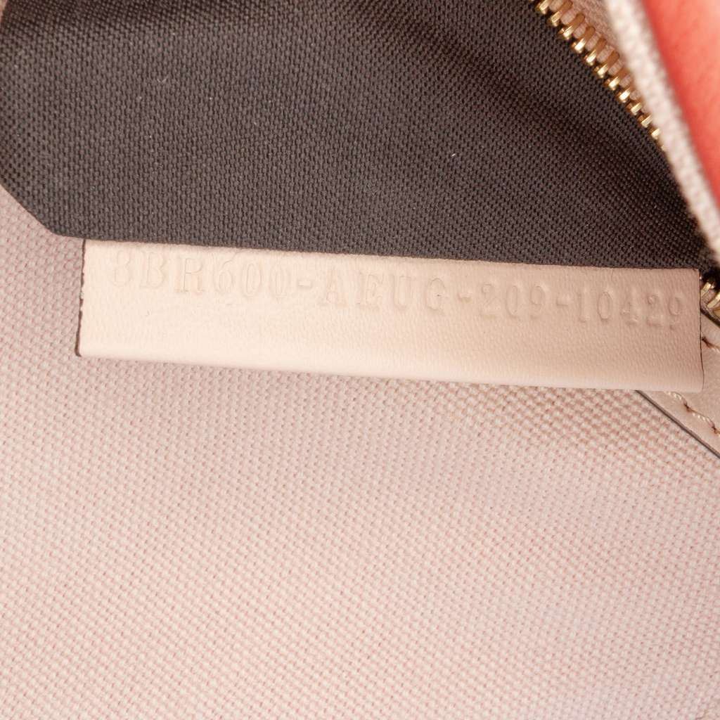 Fendi Zucca Embroidered Canvas Baguette Satchel - Detail 1