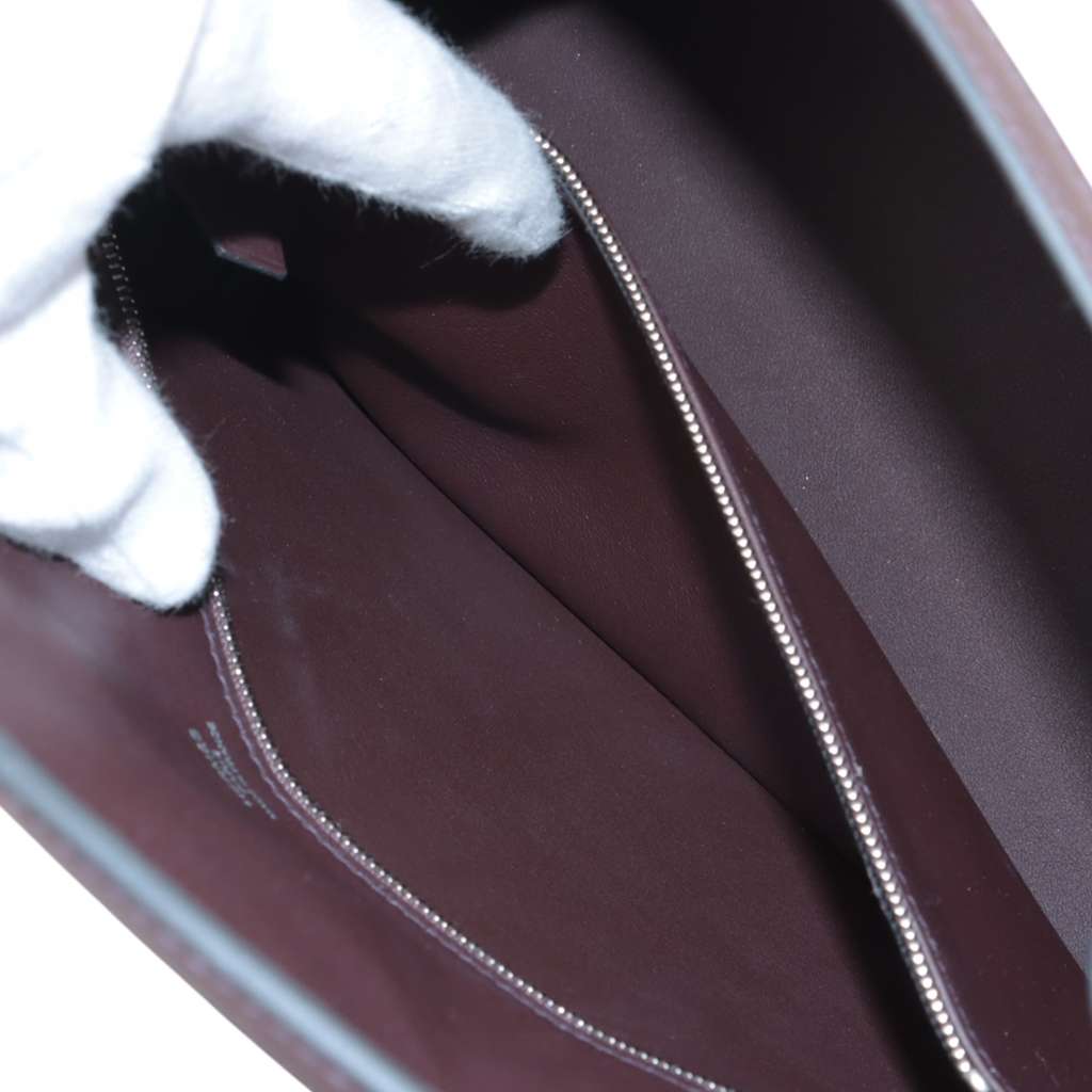 Hermès Toile Quadrille and Swift Kelly II Sellier 28 - 4