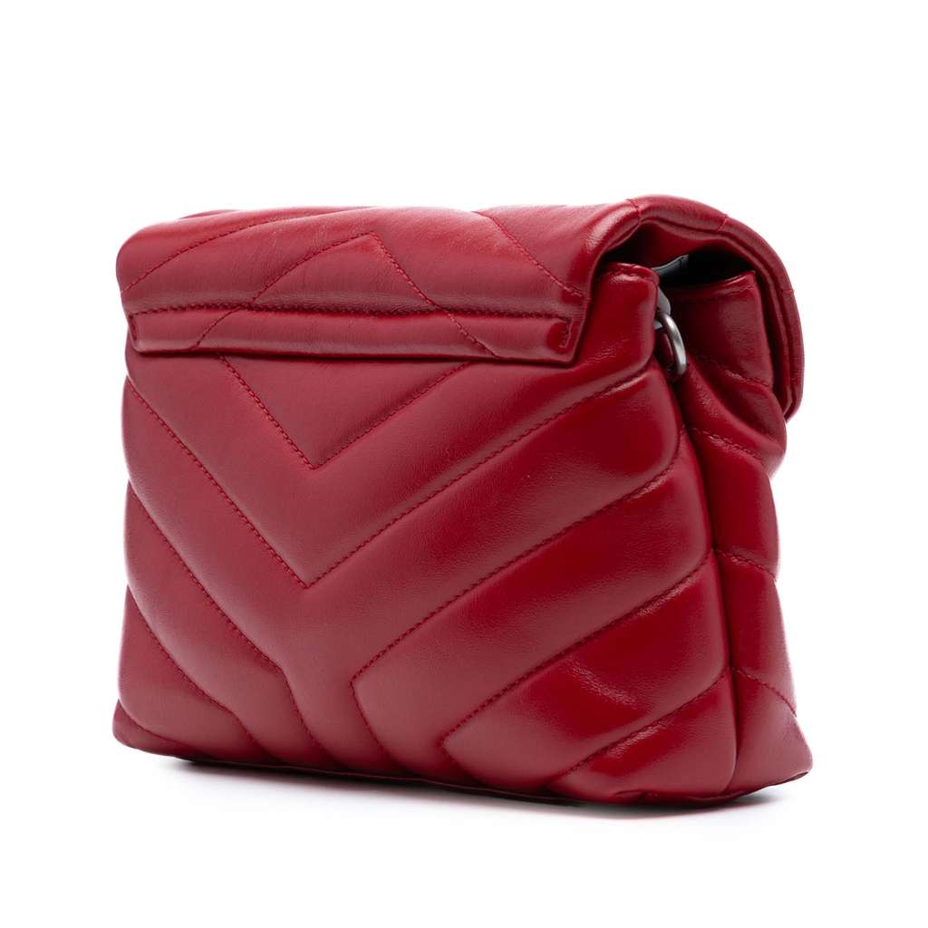 Saint Laurent Toy Matelasse Leather Monogram LouLou Crossbody - 2