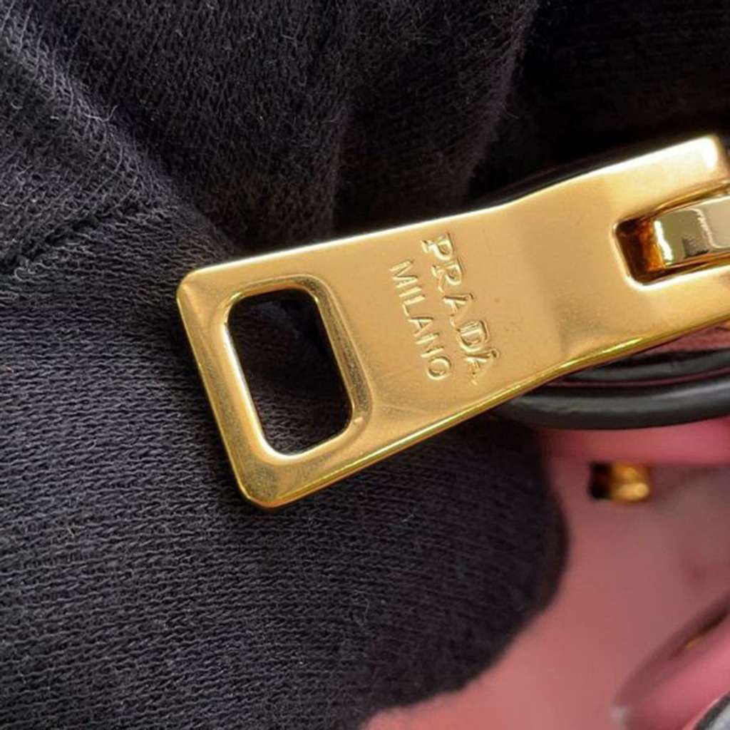 Prada City Calf Trimmed Saffiano Paradigme Bag - Image 11