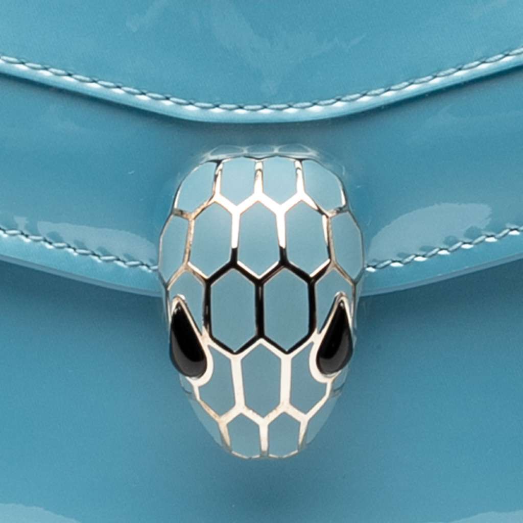Bvlgari Small Patent Serpenti Forever Crossbody - Detail 1