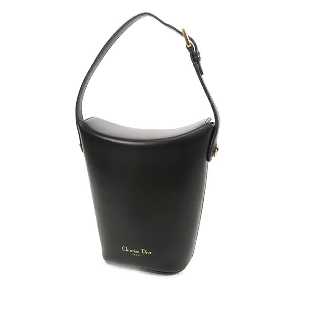 Dior Mini Calfskin 30 Montaigne Amber Bucket Bag - Back view
