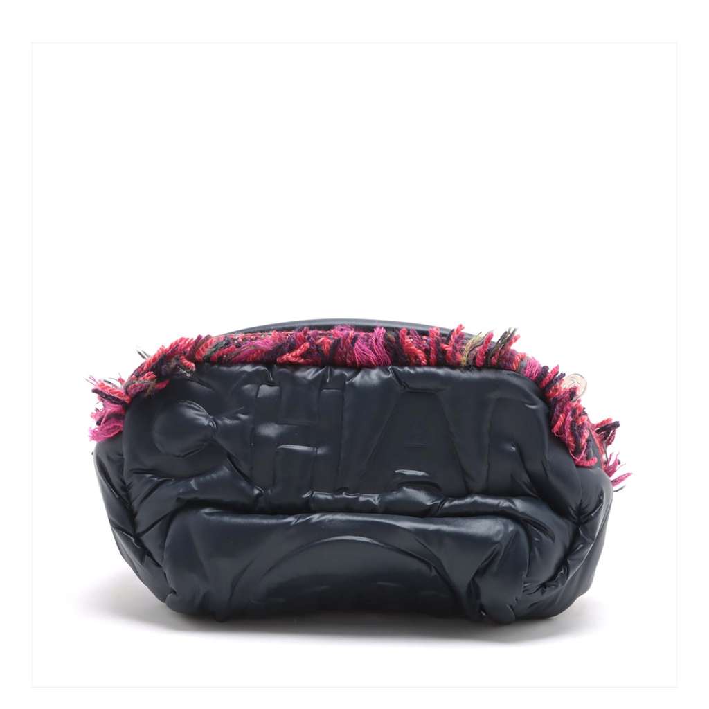 Chanel Embossed Nylon Tweed Doudoune Belt Bag