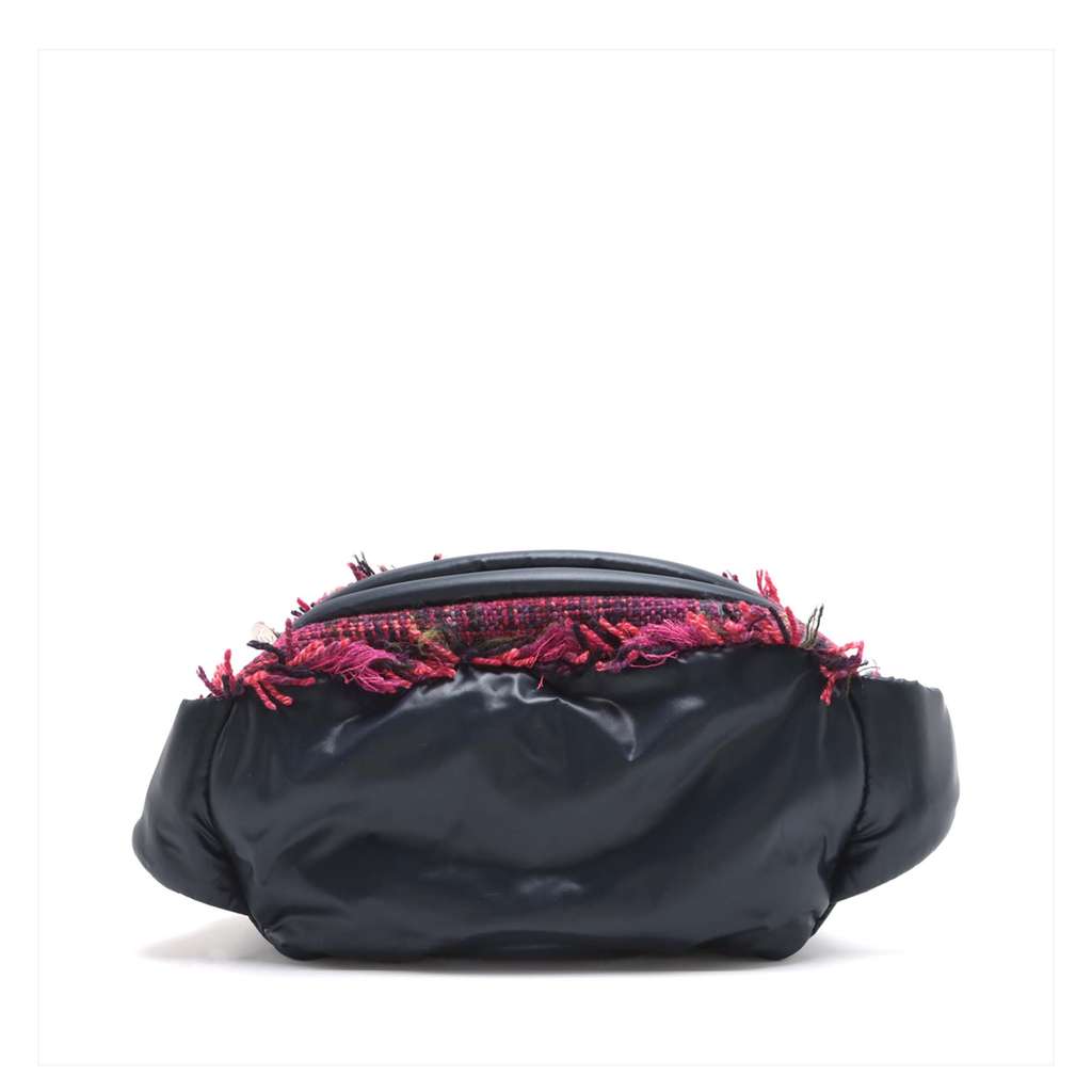 Chanel Embossed Nylon Tweed Doudoune Belt Bag - Back view