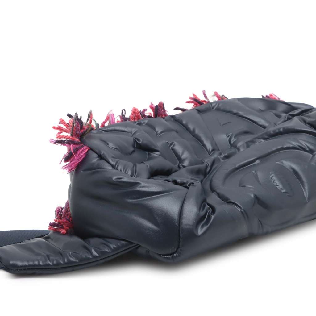 Chanel Embossed Nylon Tweed Doudoune Belt Bag - Detail 1