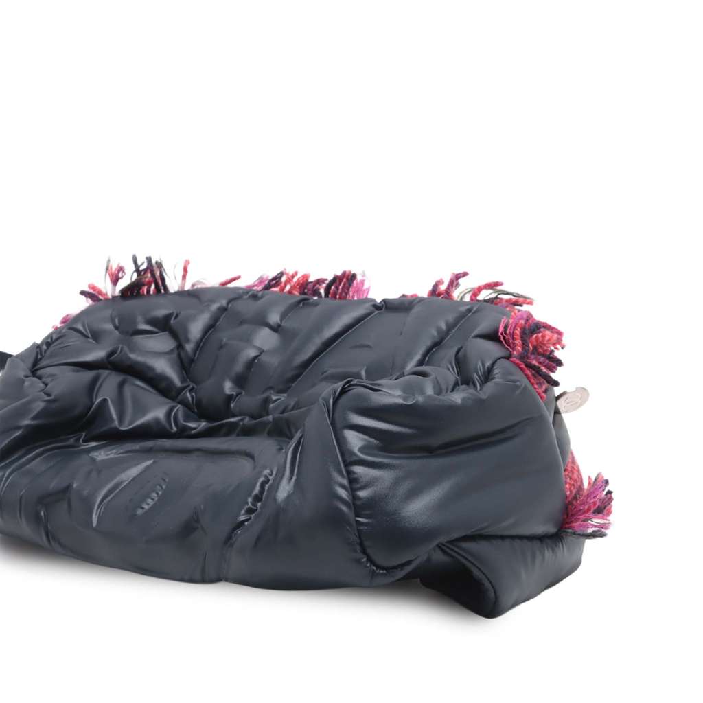 Chanel Embossed Nylon Tweed Doudoune Belt Bag - Detail 2