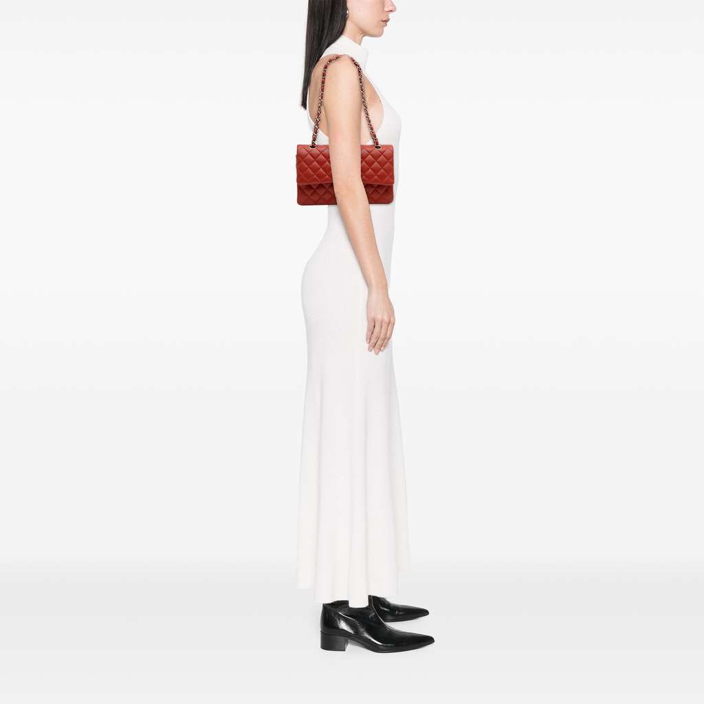 Chanel Medium Classic Lambskin Double Flap - Image 14