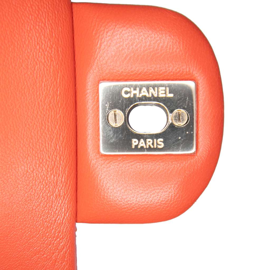 Chanel Medium Classic Lambskin Double Flap - Image 10
