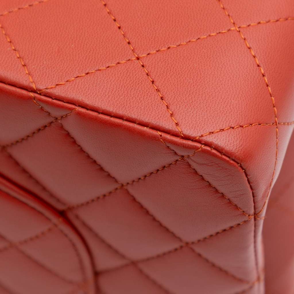 Chanel Medium Classic Lambskin Double Flap - Image 11