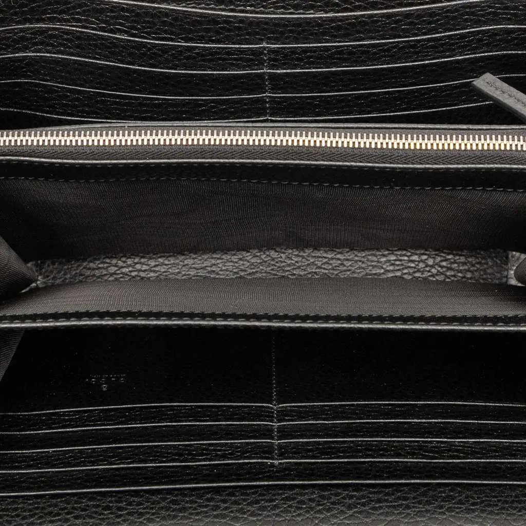 Gucci Mini Leather Dionysus Wallet on Chain Black Leather Good - Model View