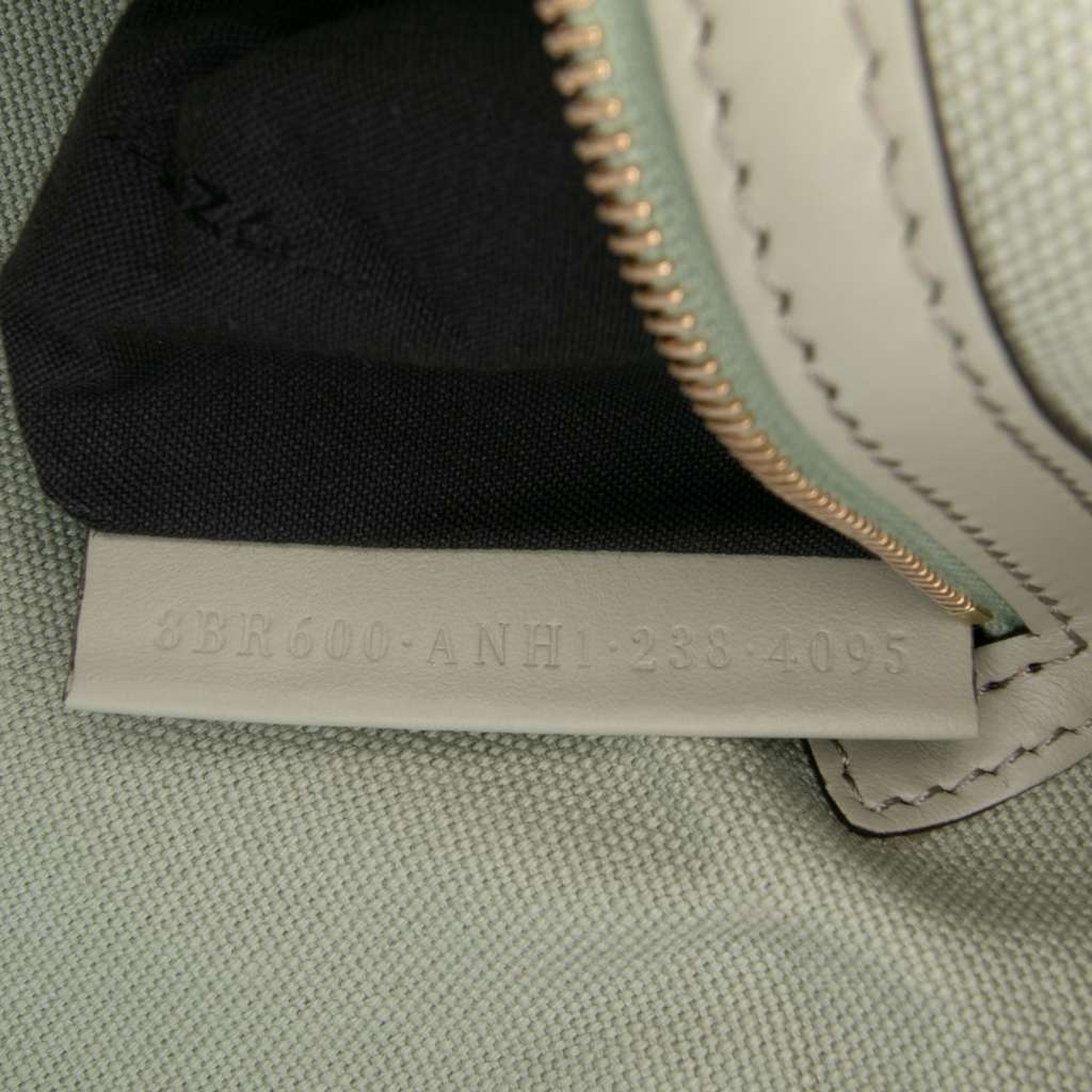 Fendi Zucca Embroidered Canvas Baguette Satchel - Side view