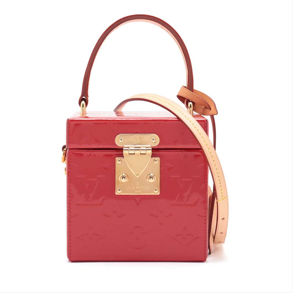 Louis Vuitton Monogram Vernis Bleecker Box Vanity Bag