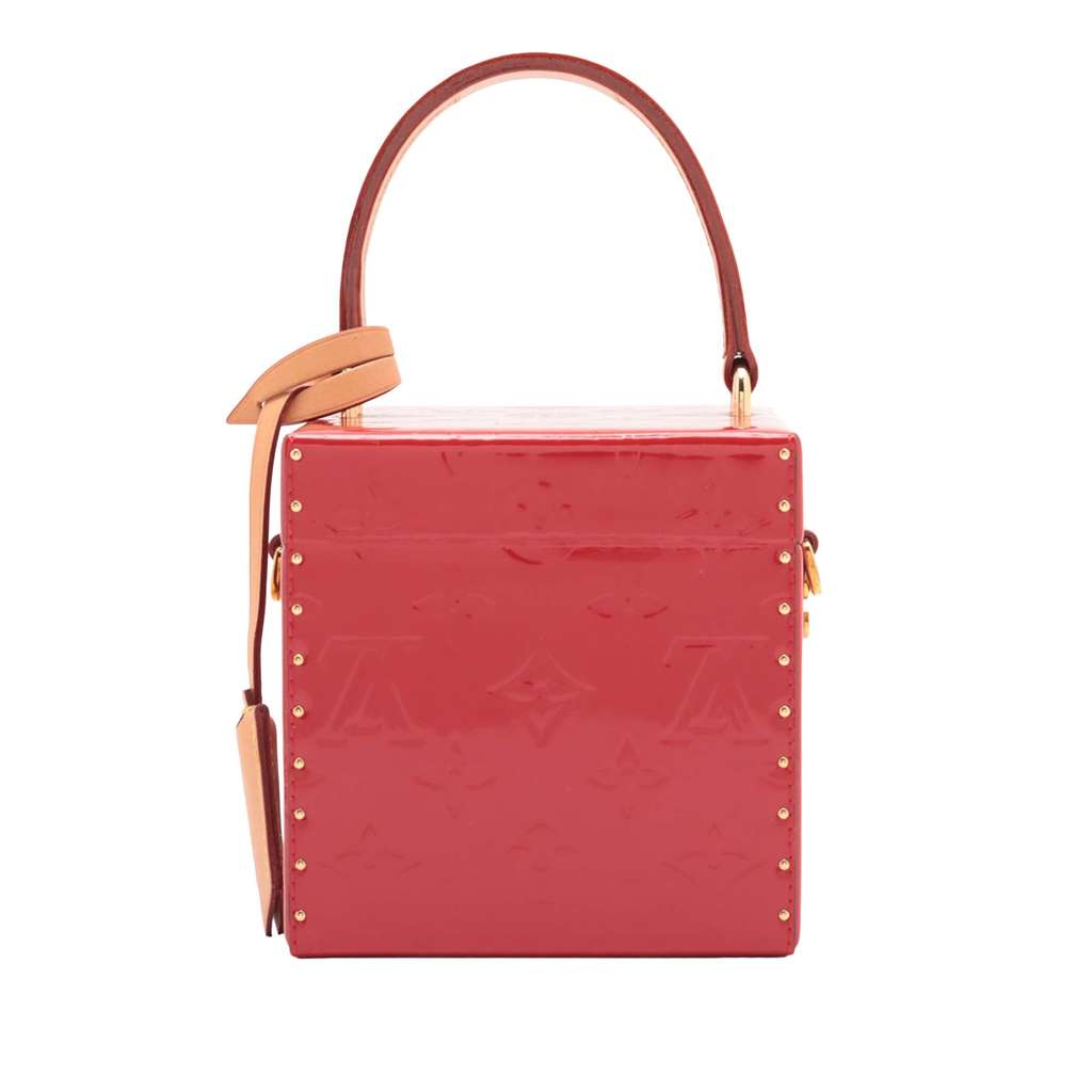 Louis Vuitton Monogram Vernis Bleecker Box Vanity Bag - Back view