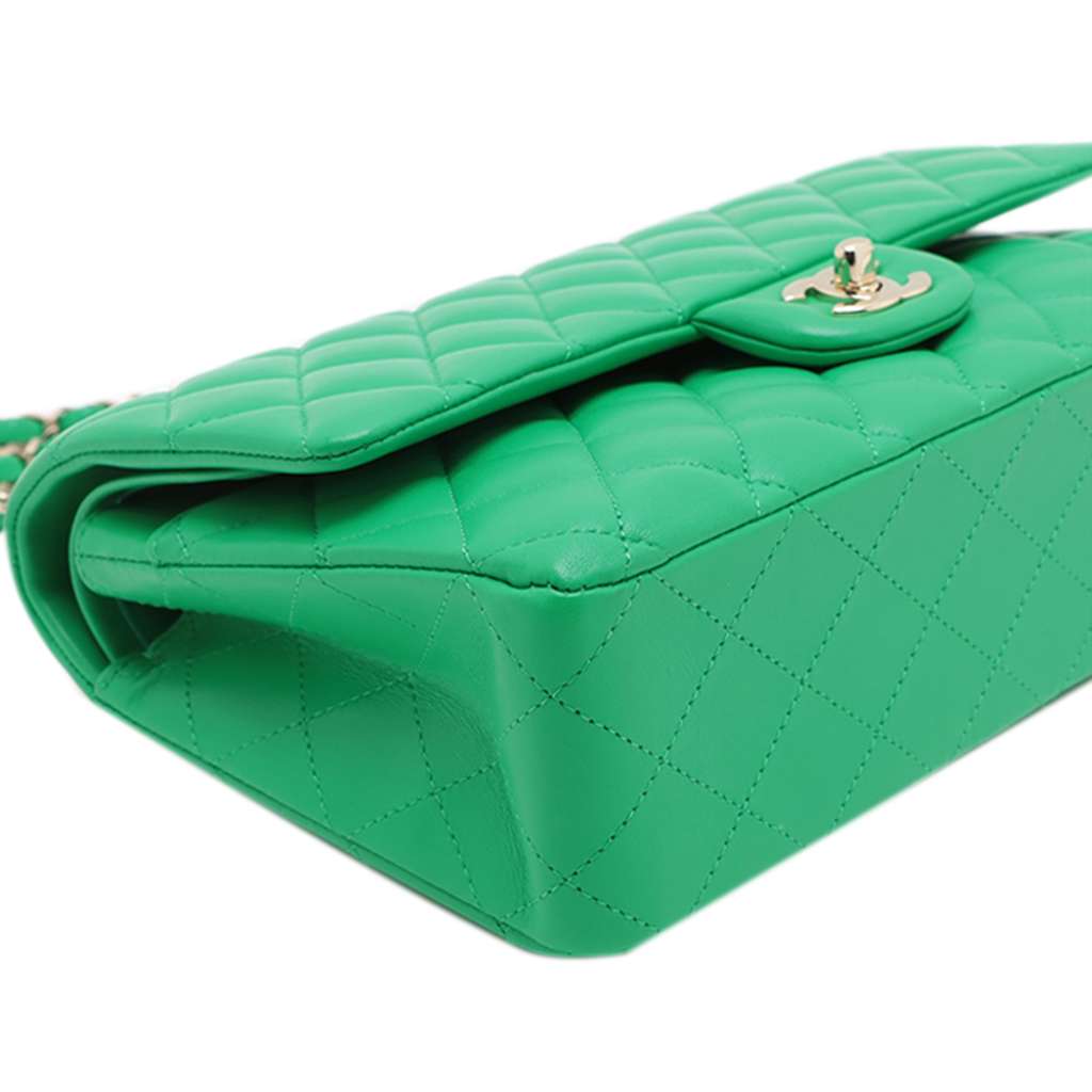 Chanel Medium Classic Lambskin Double Flap - Image 10