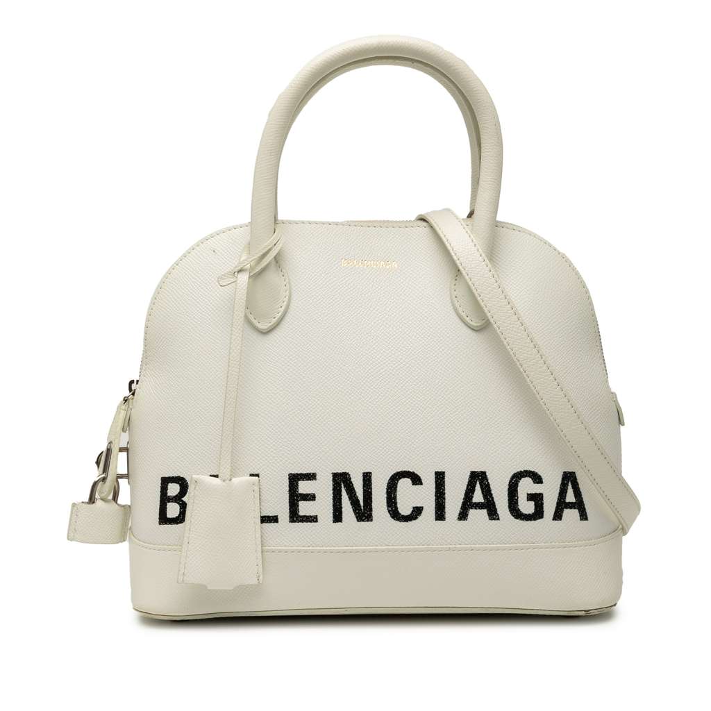 Balenciaga S Grained Calfskin Ville Top Handle Bag