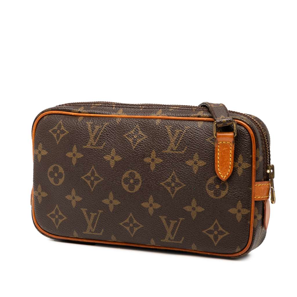 Louis Vuitton Monogram Pochette Marly Bandouliere - Back view
