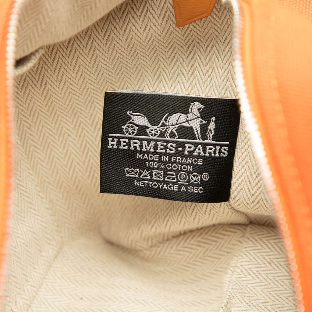 Hermès Small Canvas Bride A Brac Case - Side view