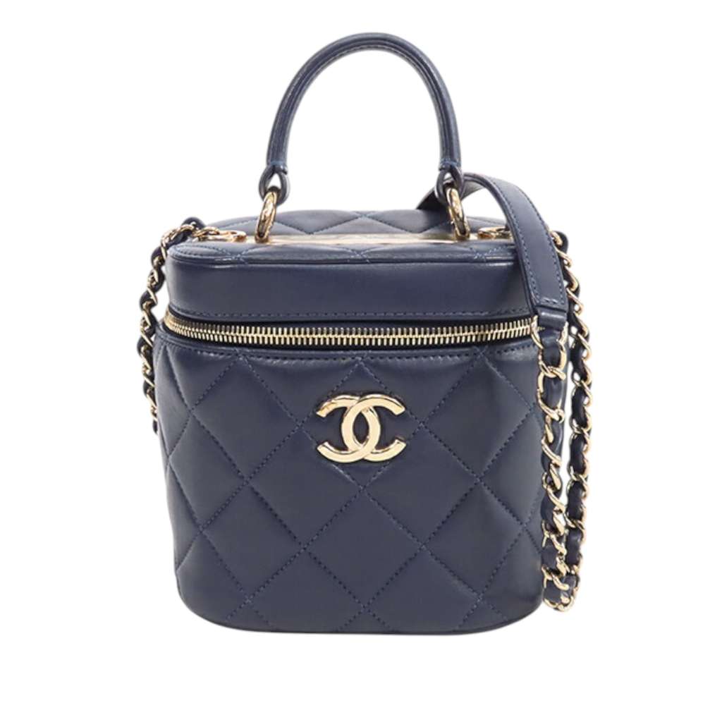 Chanel Quilted Lambskin Trendy CC Vanity Case