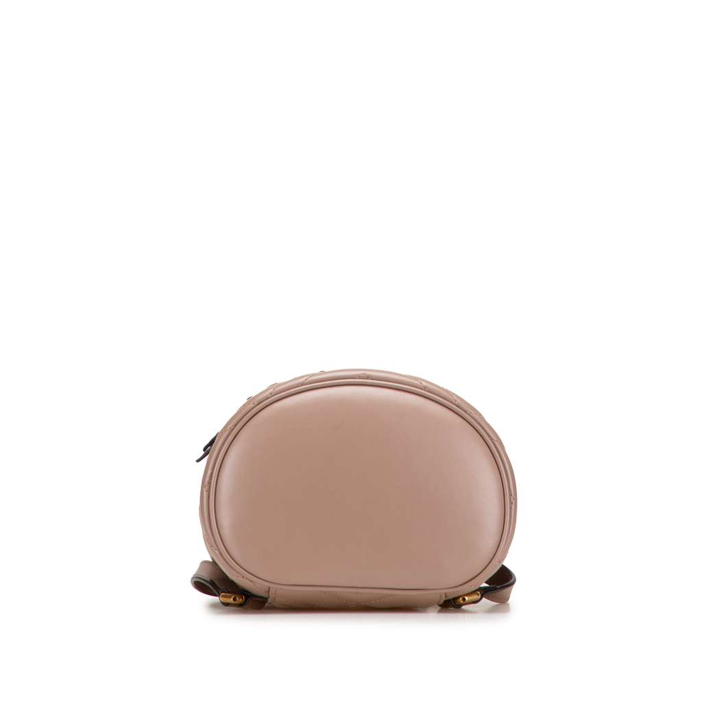 Gucci GG Marmont Round Matelasse Leather Backpack - Image 6