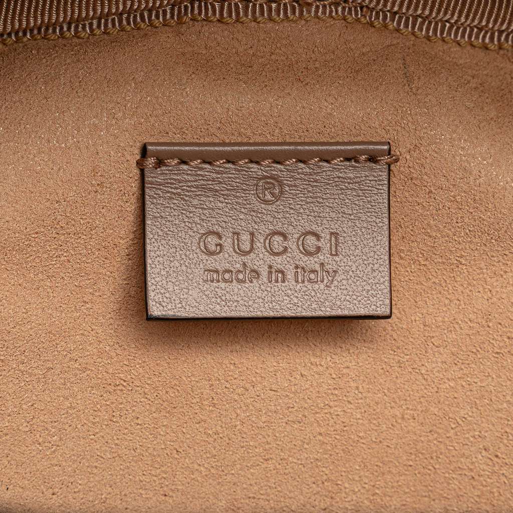 Gucci GG Marmont Round Matelasse Leather Backpack - Side view