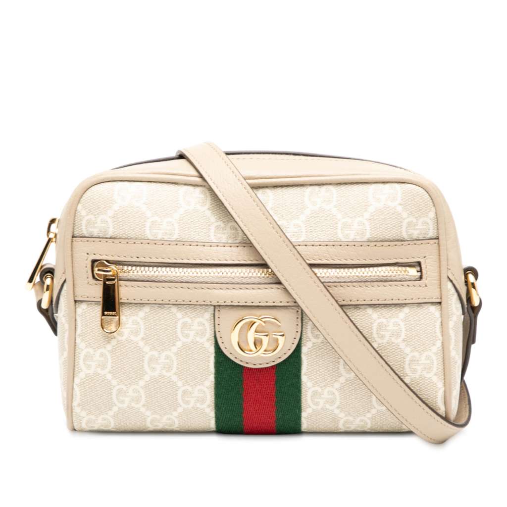 Gucci Mini GG Supreme Web Ophidia Crossbody