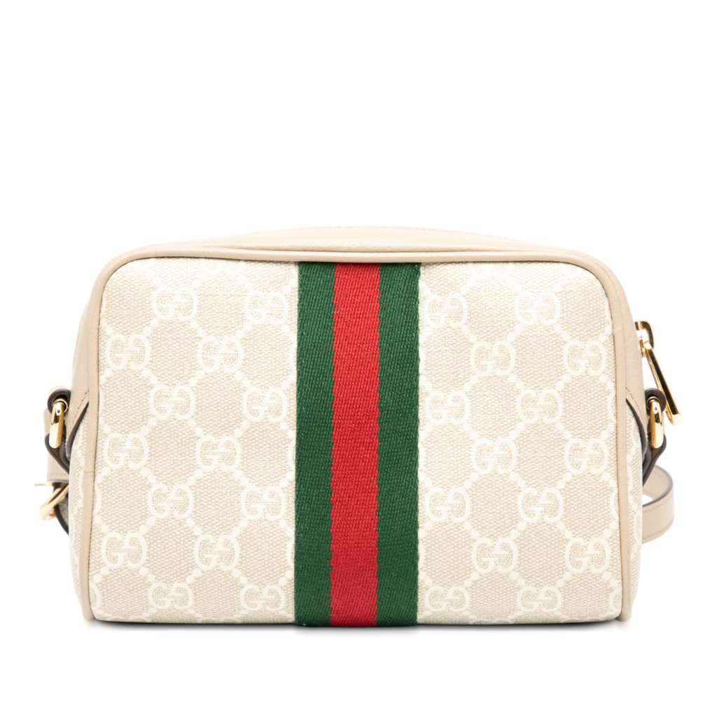 Gucci Mini GG Supreme Web Ophidia Crossbody - Back view