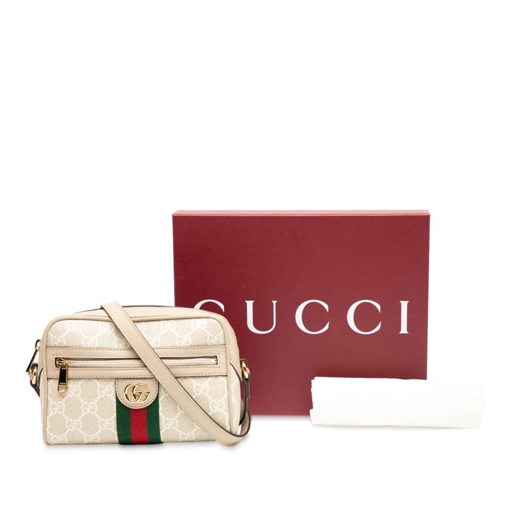 Gucci Mini GG Supreme Web Ophidia Crossbody - Image 10