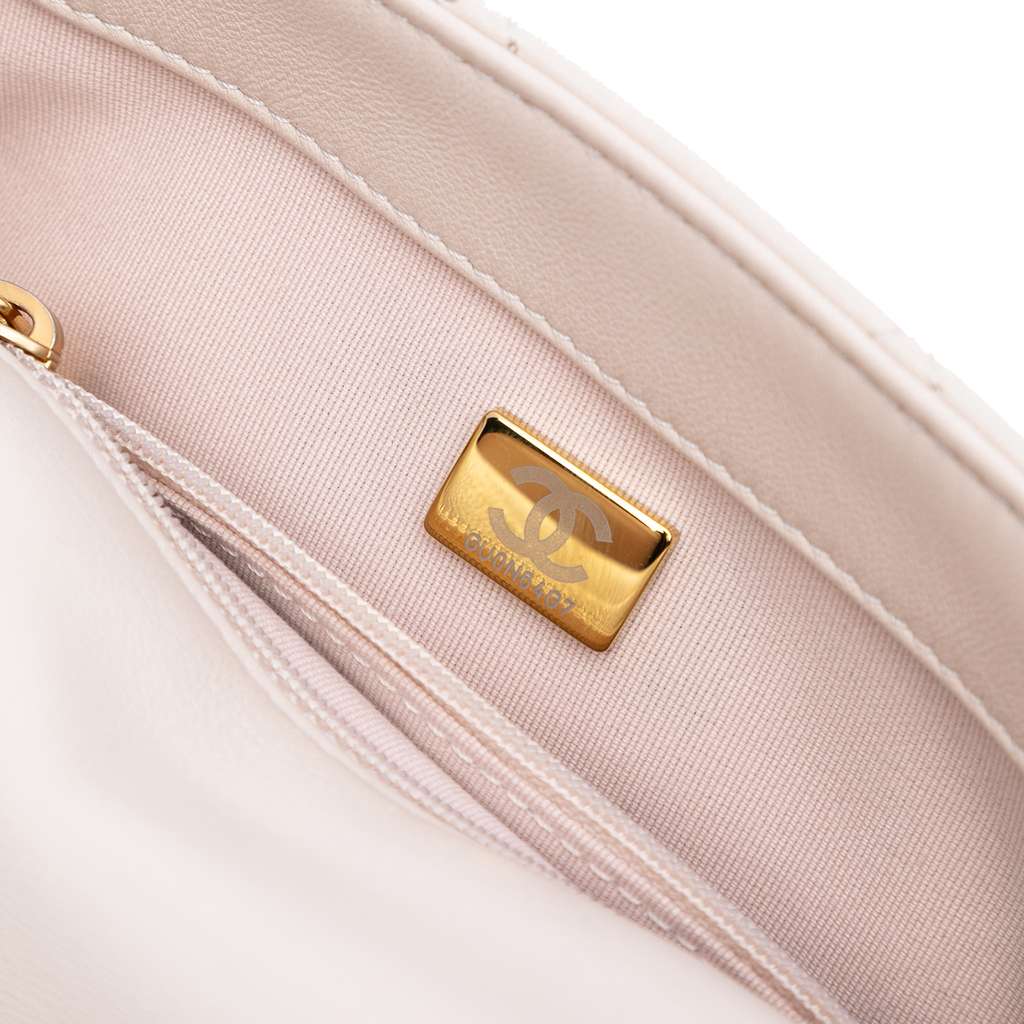 Chanel Small Quilted Lambskin Funky Town Flap - Side view