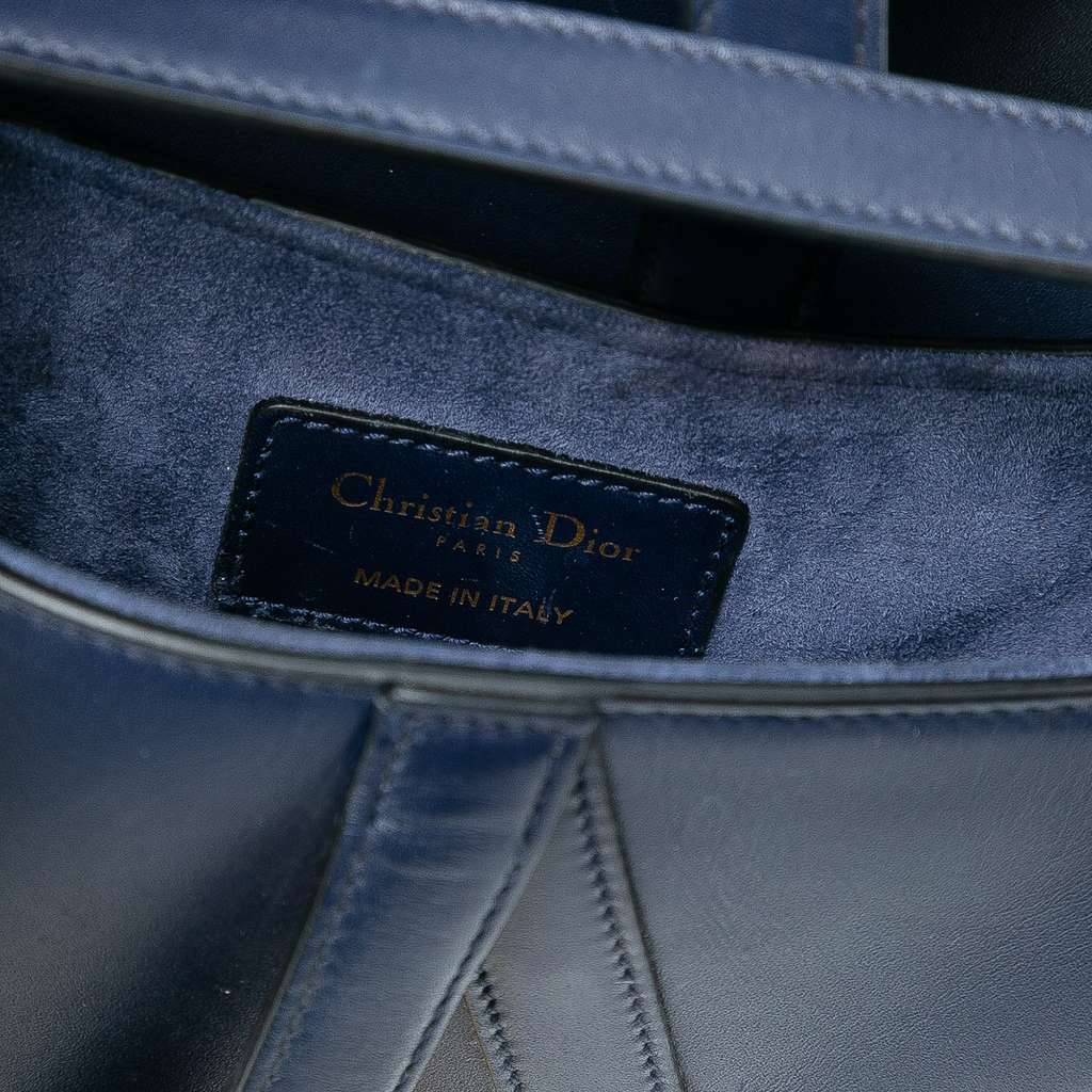 Dior Mini Smooth Calfskin Saddle Bag - Side view