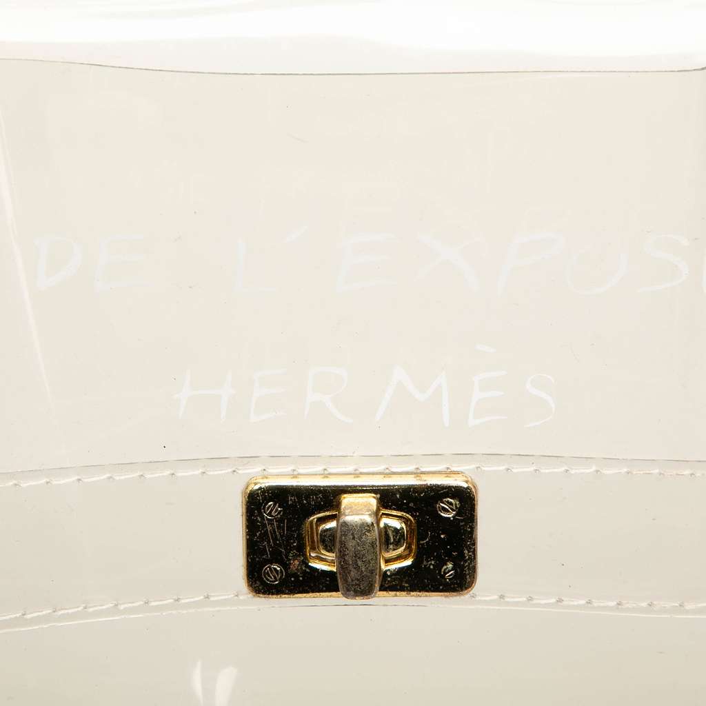 Hermès Vinyl Souvenir De L Exposition Kelly Handbag - 4