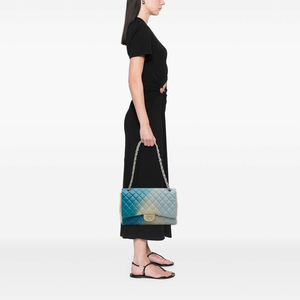 Chanel Maxi Classic Lambskin Degrade Single Flap - Image 13