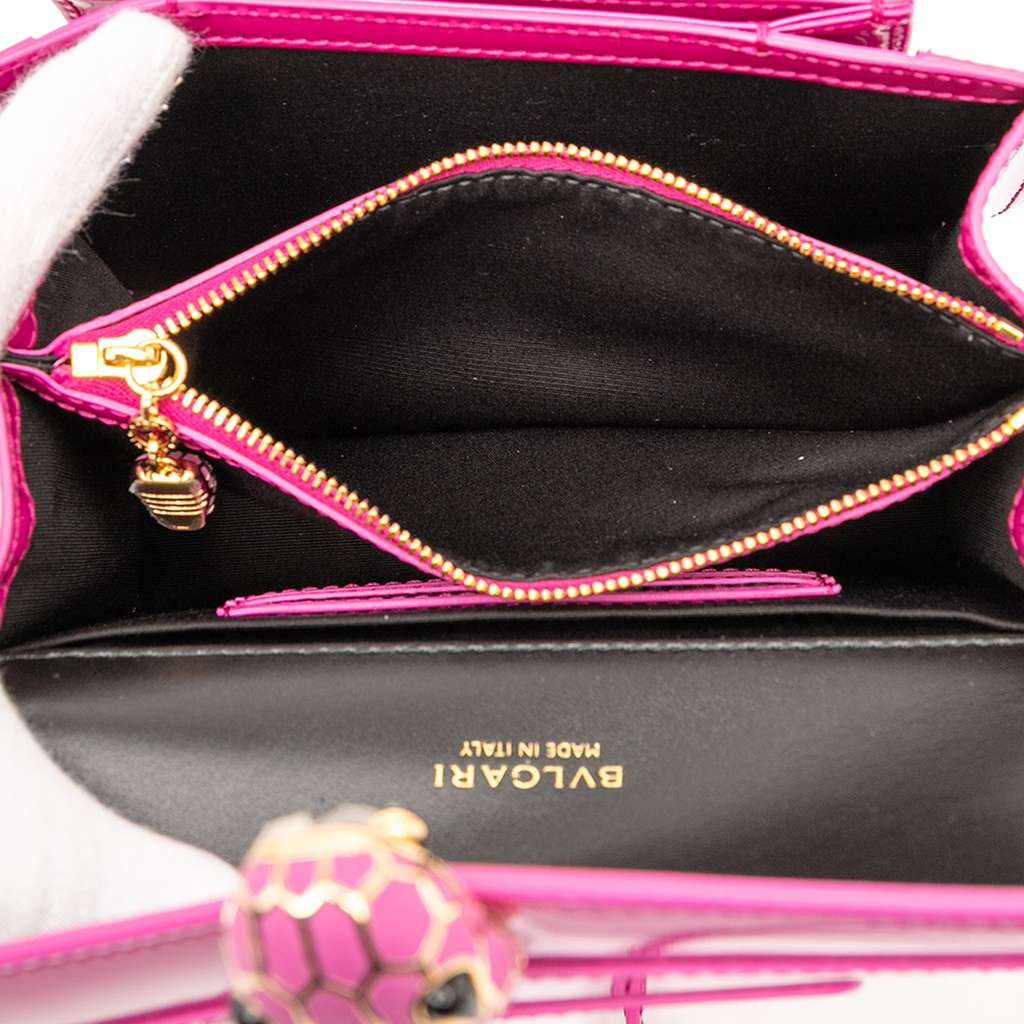 Bvlgari Patent Serpenti Forever Crossbody - 4