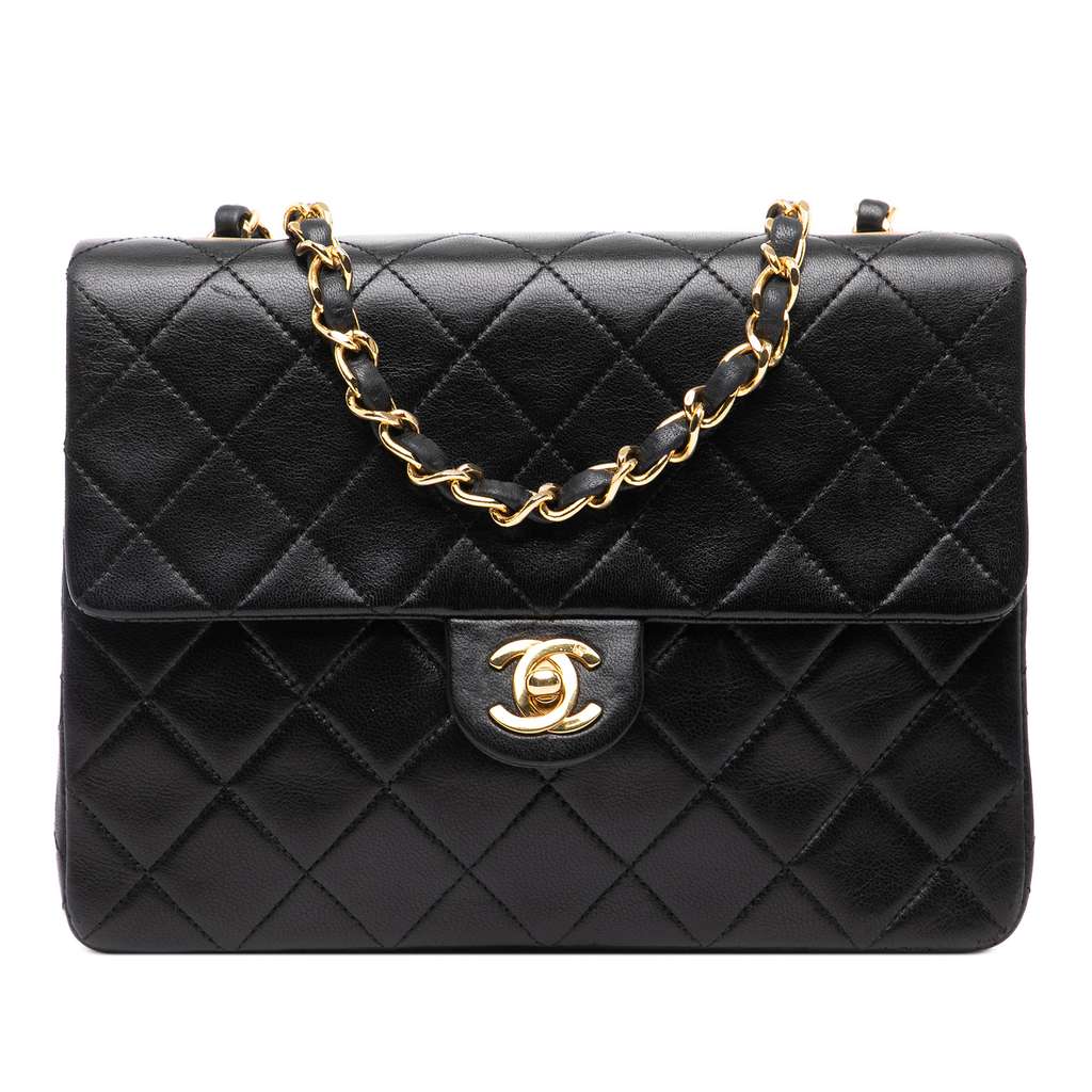 Chanel Square Quilted Lambskin Single Flap
