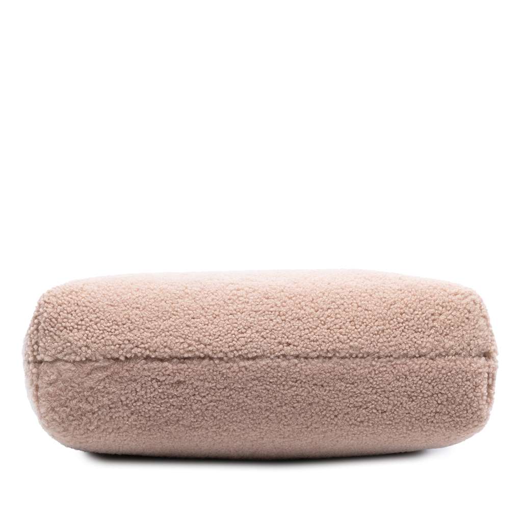 Fendi Medium Shearling Fendi First Shoulder Bag - Back view