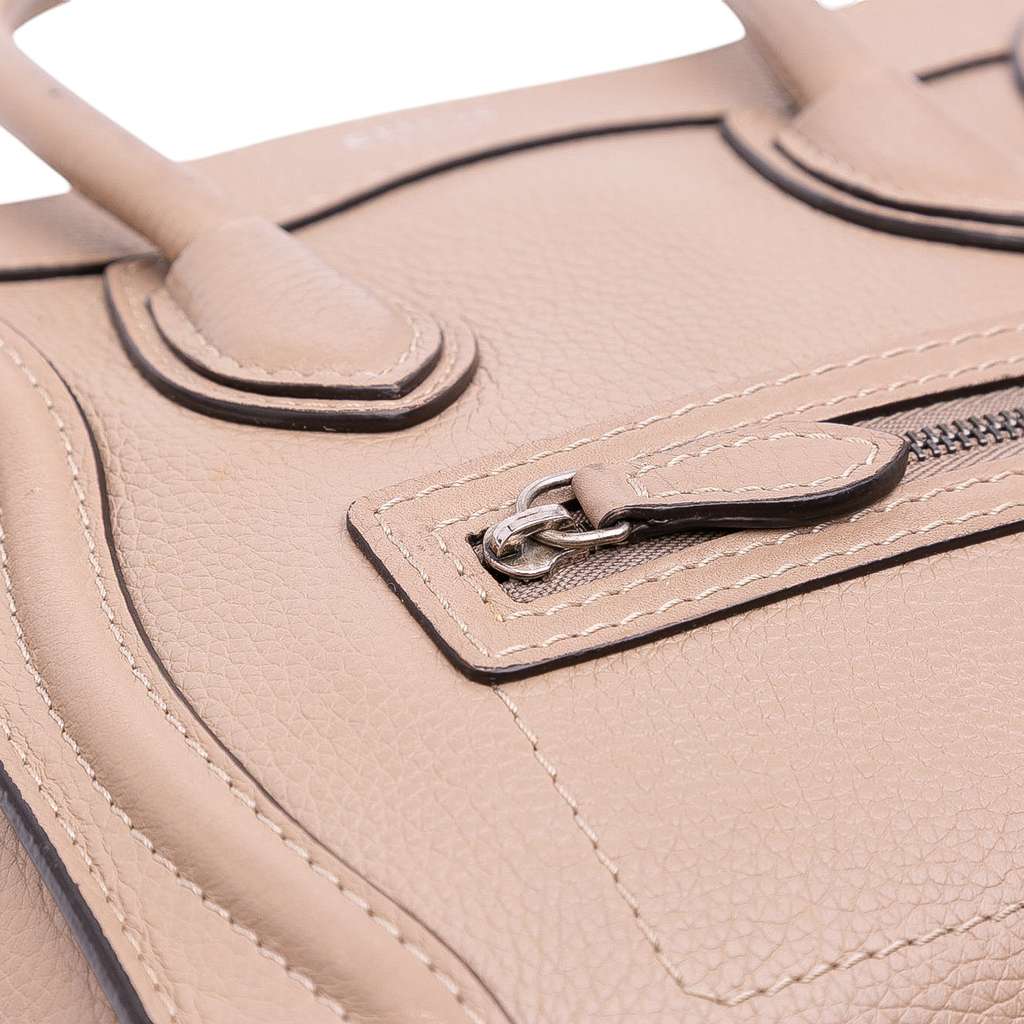 Celine Nano Leather Luggage Tote - Detail 2