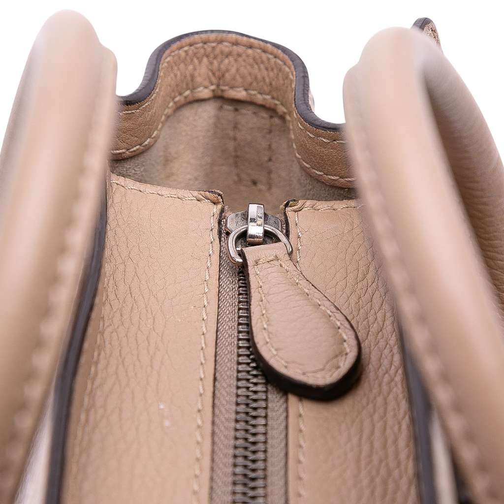 Celine Nano Leather Luggage Tote - Image 10