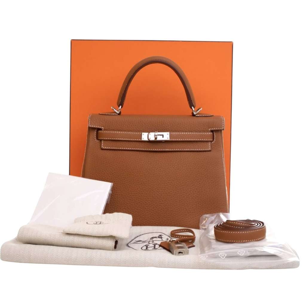 Hermès Togo Kelly II Retourne 25 - Image 17