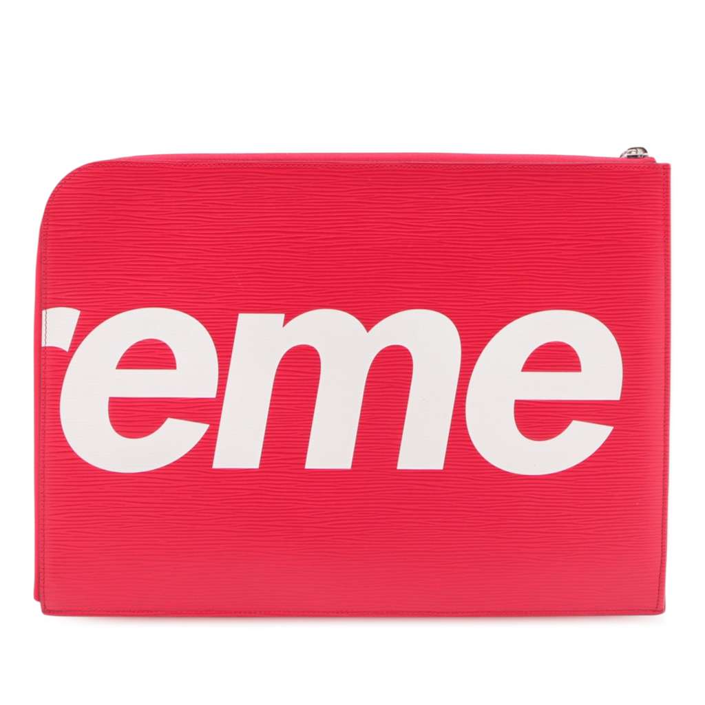 Louis Vuitton Supreme Epi Pochette Jour GM - Back view