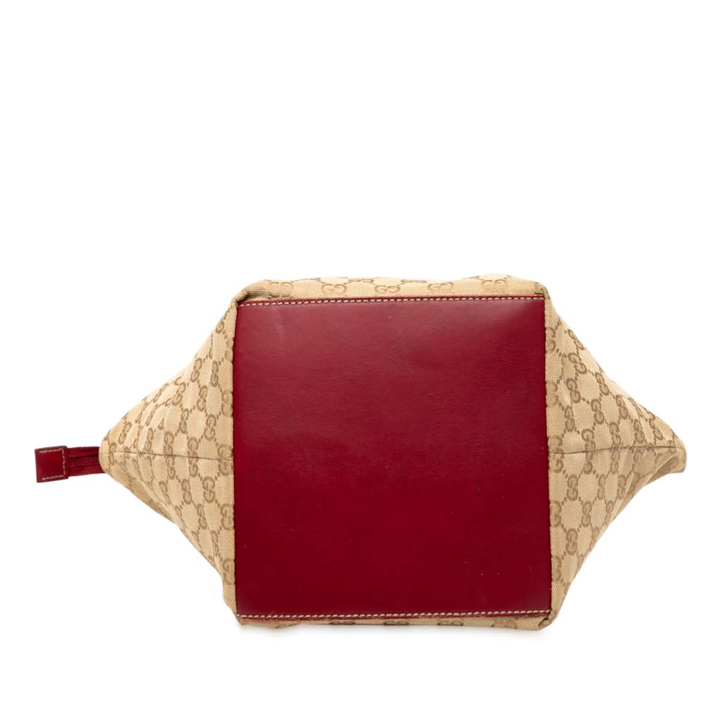 Gucci GG Canvas Web Handbag - Image 6