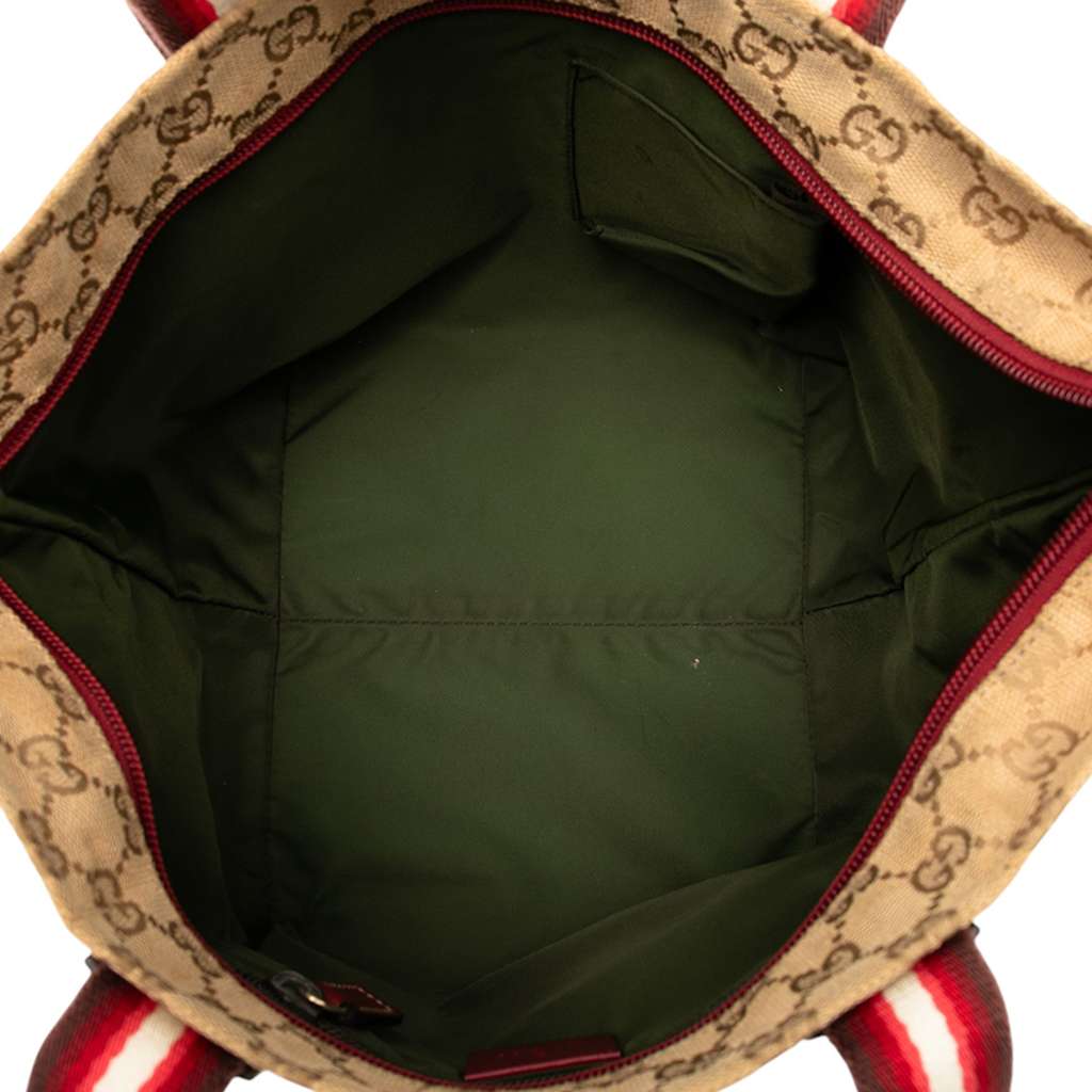 Gucci GG Canvas Web Handbag - 4