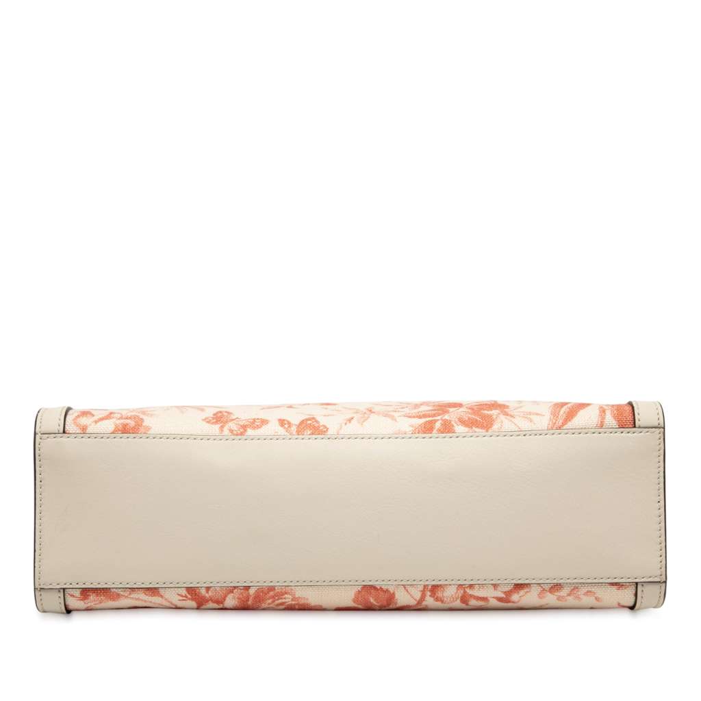 Gucci Canvas GG Ribbon Herbarium Tote - Image 6