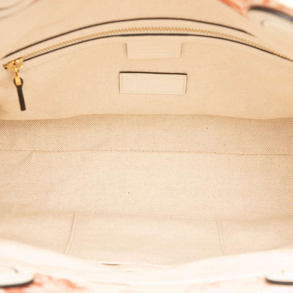 Gucci Canvas GG Ribbon Herbarium Tote - 4