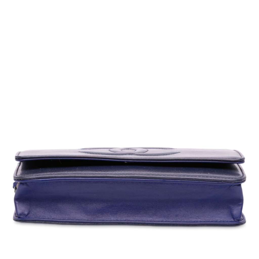 Chanel CC Patent Caviar Wallet On Chain - 3