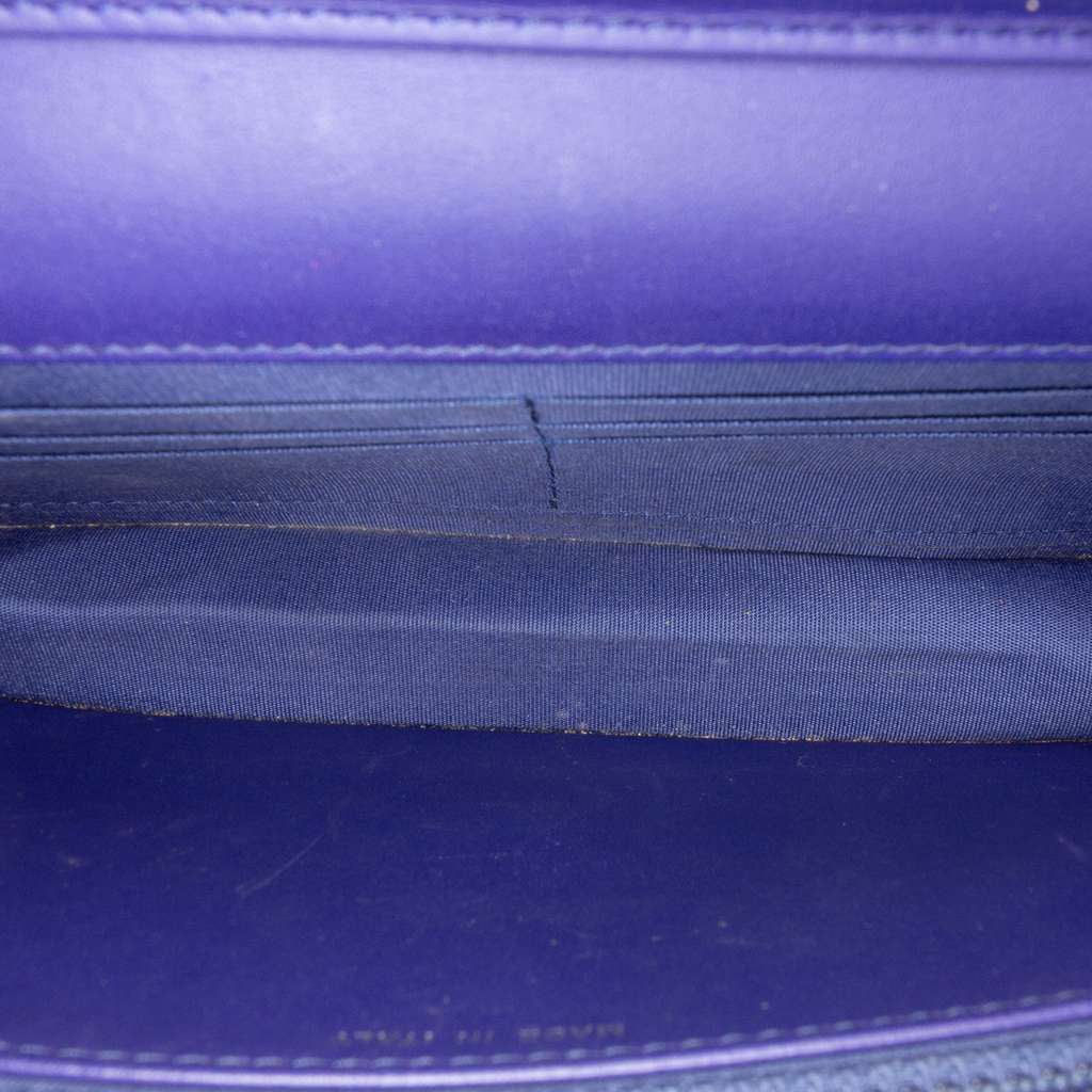 Chanel CC Patent Caviar Wallet On Chain - 4