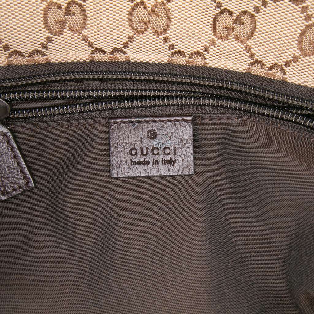 Gucci GG Canvas Web Handbag - 5